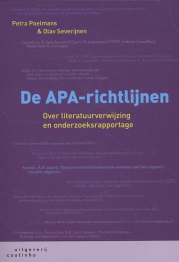 De APA-richtlijnen, 9789046903452, Verzenden, Zo goed als nieuw, HBO