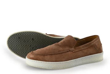 VIA VAI Instappers in maat 44½ Bruin, Bruin, Verzenden, Overige typen, Zo goed als nieuw