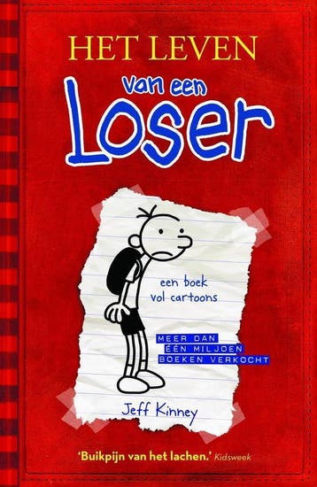 Het leven van een loser 1 - Het leven van een loser, Verzenden, Zo goed als nieuw, Jeff Kinney