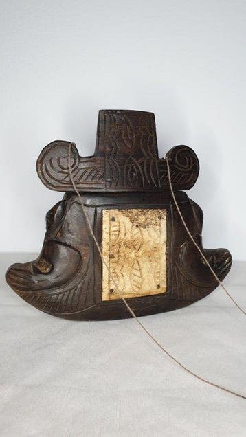 Antique Ritual Betel Box - Toraja Tribe - Snuifdoos - Hout -, Antiek en Kunst