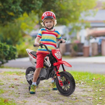 Elektrische Kindermotor 12V met Muziek & Zijwielen - Veilig, Verzenden, Nieuw