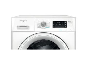 WHIRLPOOL FFB8489WVEE - Wasmachine voorlader - 8 Kg -, Verzenden, Zo goed als nieuw