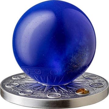 Ghana. 10 Cedis 2025 Neptune - Solar System 2 oz Antique