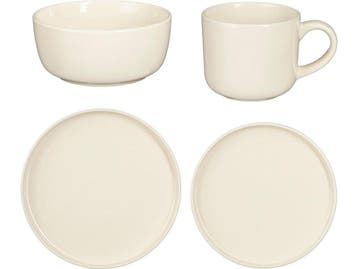 Mica Decorations Ozzu - Serviesset 4 Persoons - 16-delig, Verzenden, Nieuw