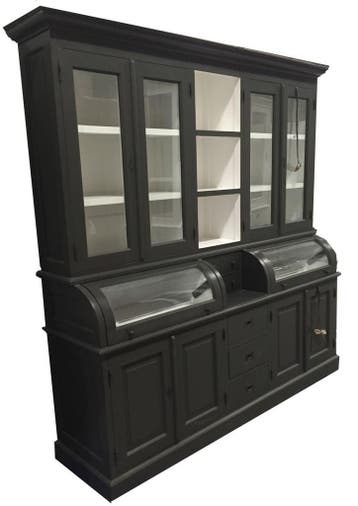 Buffetkast antraciet Bastiaan 200cm, Ophalen of Verzenden, Nieuw