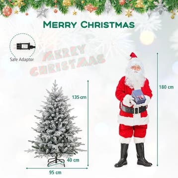 2dekans | Coast Kunstkerstboom - 135 cm - Groen/Wit –, Diversen, Ophalen of Verzenden, Zo goed als nieuw