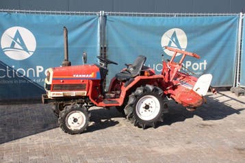 Veiling: Minitractor Yanmar F14D Diesel 14pk met grondfrees, Ophalen, Gebruikt, Overige merken