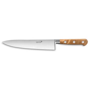 Déglon Koksmes – Gesmeed Lemmet – Olijfhouten Heft –, Ophalen of Verzenden, Nieuw, Hout