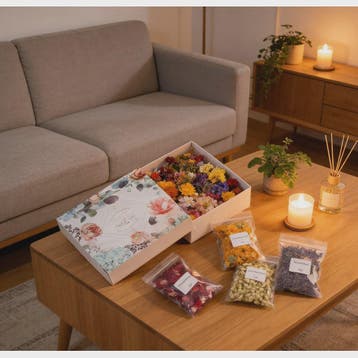 Gedroogde Bloemen & Kruiden Pakket - 40 Stuks - Knutsel & De, Verzenden, Nieuw