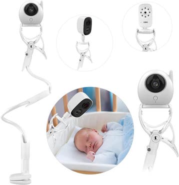MYPIN Universele Flexibele Babyfoon Houder - Wit, Kinderen en Baby's, Verzenden, Zo goed als nieuw