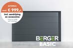 Goedkope Garagedeur – Nieuw – Stel Zelf Samen vanaf € 999,-, Verzenden, Metaal, 120 cm of meer, 215 cm of meer