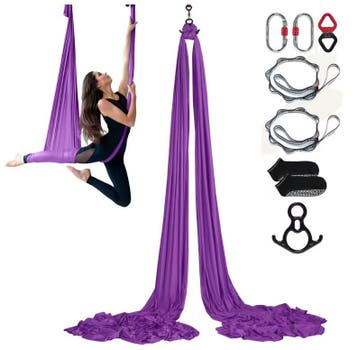 Aerial Yoga Hangmat Set Fitness Schommel met Accessoires, Verzenden, Nieuw