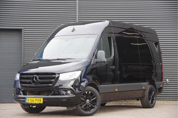 Zakelijke Lease |  Mercedes-Benz Sprinter 319 1.9 CDI L2H2 A, Automaat, Gebruikt, Euro 6, Zwart