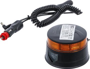 Accu-zwaailicht geel met magneet 12 V / 24 V diameter 130 mm, Verzenden, Nieuw
