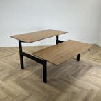 Vepa slinger duo bureau 160x80 cm, Zebrano - zwart, Huis en Inrichting, Bureaus, Ophalen of Verzenden, Gebruikt