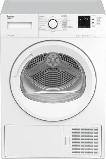 Beko DF8412TAMM Warmtepompdroger – 8 kg, 64 dB,, Ophalen of Verzenden, Nieuw, Voorlader, 85 tot 90 cm