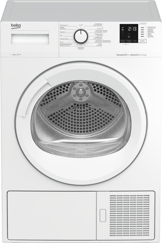 Beko DF8412TAMM Warmtepompdroger – 8 kg, 64 dB,, Witgoed en Apparatuur, Wasdrogers, Voorlader, 85 tot 90 cm, Ophalen of Verzenden