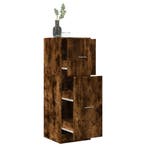 vidaXL Apothekerskast 40x41x118 cm bewerkt hout gerookt, Verzenden, Nieuw