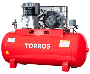 Zuigercompressor riemaandrijving met olie ketel 270 L 5,5 kW, Ophalen of Verzenden, Nieuw