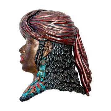 Muurdecoratie Oromo vrouw, Ophalen of Verzenden