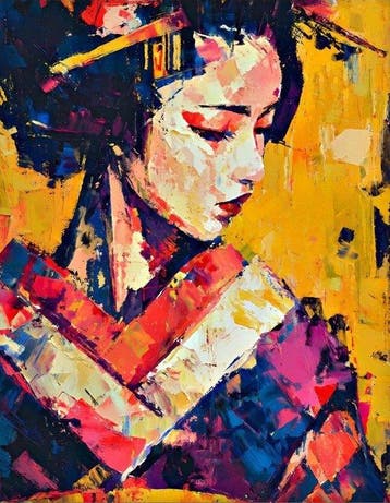 Michel Mey (XX) - The Geisha