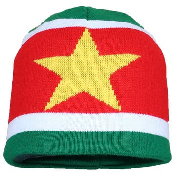 Suriname Vlag Gebreide Muts Beanie, Verzenden, Nieuw