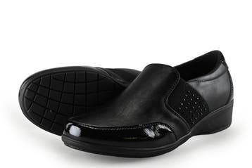 Charmosa Slippers in maat 38 Zwart, Kleding | Dames, Schoenen, Slippers, Verzenden, Zwart, Zo goed als nieuw