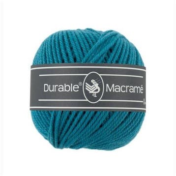 Durable Macramé 371 Turquoise - Haakgaren / Breigaren, Ophalen of Verzenden, Nieuw, Breien of Haken, Wol of Garen