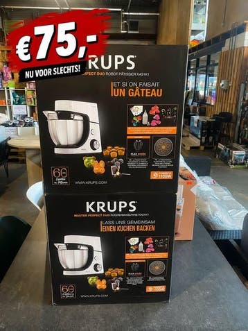 KRUPS Master Perfect Duo Keukenmachine, Ophalen of Verzenden, Nieuw