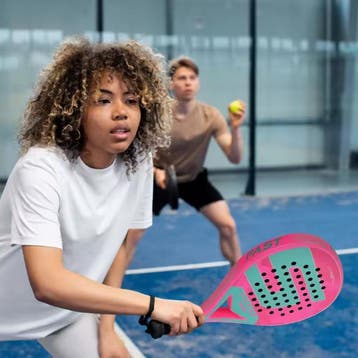 Padel Racket Carbon Fiber – EVA Core Lichtgewicht Krachtig, Verzenden, Nieuw