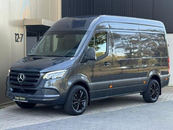 Zakelijke Lease |  Mercedes-Benz Sprinter 319 3.0 CDI|L2H2|T, Automaat, Gebruikt, Zwart, Diesel