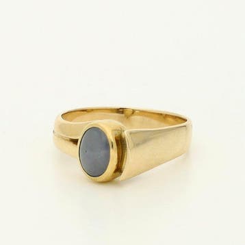 Ring - 14 karaat Geel goud - Topaas, Nieuw
