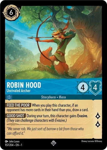 [157/204] - ROBIN HOOD - Unrivaled Archer ENG FOIL [M/NM], Verzamelen, Ophalen of Verzenden, Nieuw