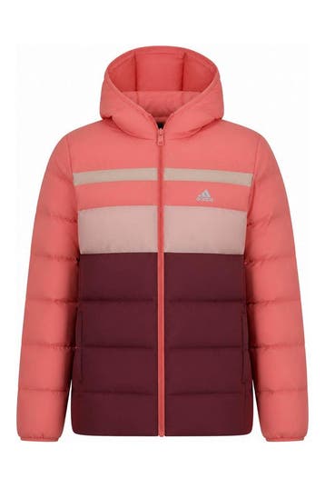 Adidas Jas Meisjes in maat 176 Roze, Verzenden, Zo goed als nieuw, Adidas, Jongen of Meisje