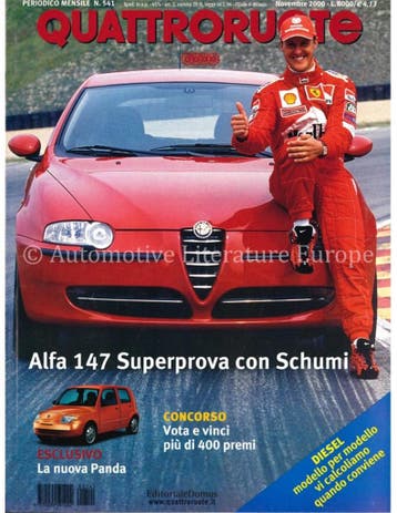 2000 QUATTRORUOTE MAGAZINE 541 ITALIAANS, Nieuw, Author