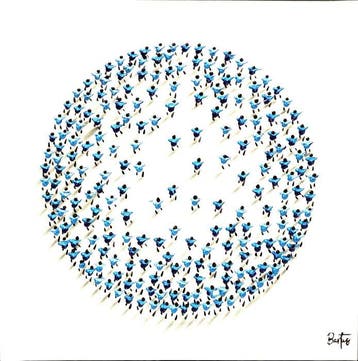 Francisco Bartus (1965) - Blue Circle