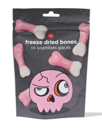HEMA Gevriesdroogd snoepbotten Halloween 47g, Verzenden