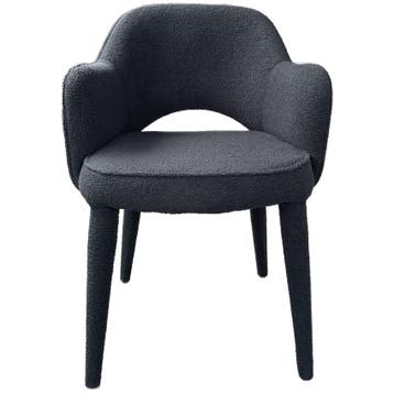 Polspotten Cosy Eetkamerstoel Boucle Blauw - Ongebruikt, Ophalen of Verzenden, Zo goed als nieuw, Blauw
