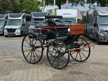 Tweespan / Spider / Presentatiewagen / Paard / Dressuurkoets, Gebruikt, Paard