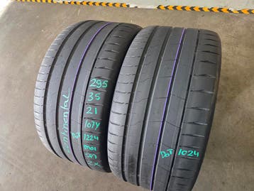 295/35/21 107Y MO1 CONTINENTAL SP7 ZOMERBANDEN 5,9MM PROFIEL, Ophalen, Gebruikt, 295 mm, 21 inch