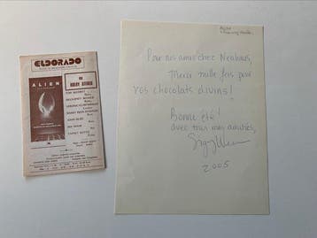 Sigourney Weaver - Nice autographed letter signed - 2005, Verzamelen, Nieuw