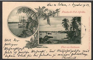 Duitse koloniën - Oost-Afrika 1903 - DOA Meerdere, Gestempeld