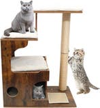 2dekans | Livista® Kattenhuis - Kattentoren met Pluche, Dieren en Toebehoren, Katten-accessoires, Ophalen of Verzenden, Gebruikt