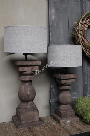 Baluster lampvoet Umber 56 cm, Ophalen of Verzenden, Nieuw