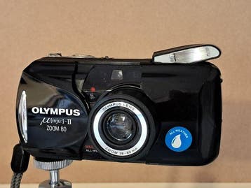 Olympus mju-II ZOOM 80 Analoge camera, Audio, Tv en Foto, Fotocamera's Analoog, Nieuw