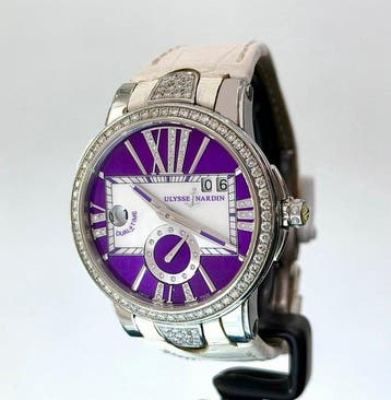 Ulysse Nardin - Executive Dual Time. MOP Dial & Diamonds -, Nieuw