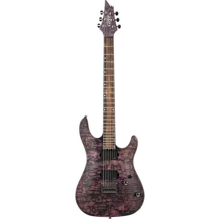 CORT KX500EDV Elektrische gitaar Etched Deep Violet, Muziek en Instrumenten, Snaarinstrumenten | Gitaren | Elektrisch, Nieuw, Ophalen of Verzenden