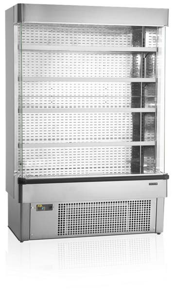 Open Front Koeler | RVS | 2 tot 8 °C | 1335 x 737 x 1985 mm, Verzenden