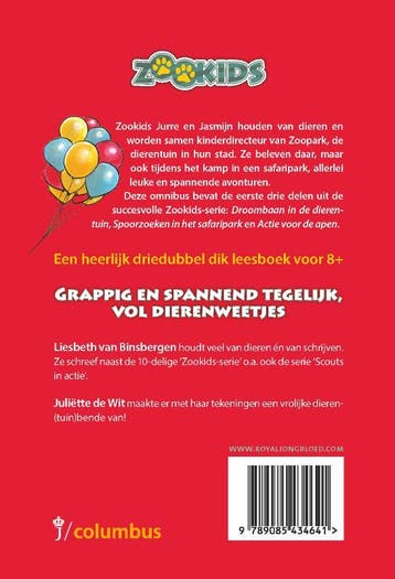 Zookids 9789085434641 Liesbeth van Binsbergen, Boeken, Verzenden, Gelezen, Liesbeth van Binsbergen