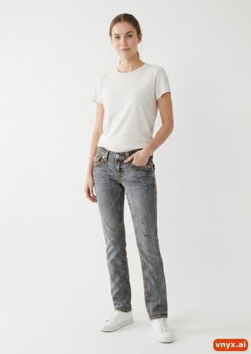 True Religion Jeans Dames maat WW25 / L29 Grijs Vintage, Ophalen of Verzenden, Nieuw